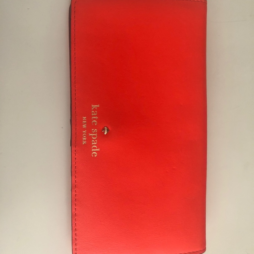 Large red Kate Spade Wallet